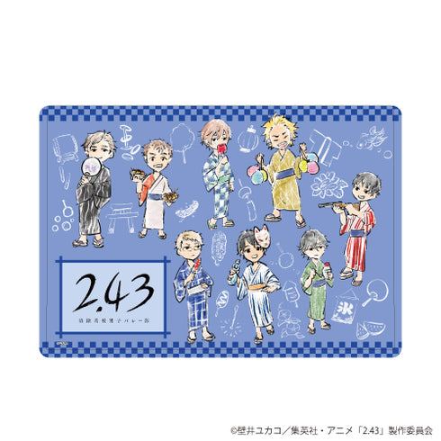 『2.43 清陰高校男子バレー部』キャラクリアケース02/集合デザイン 夏祭りver.(グラフアート)